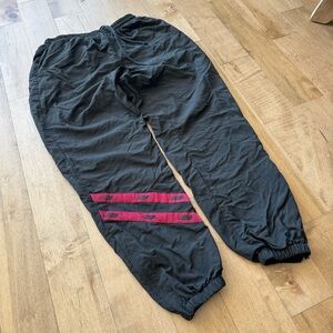 Y2k Bauer track splash pants M